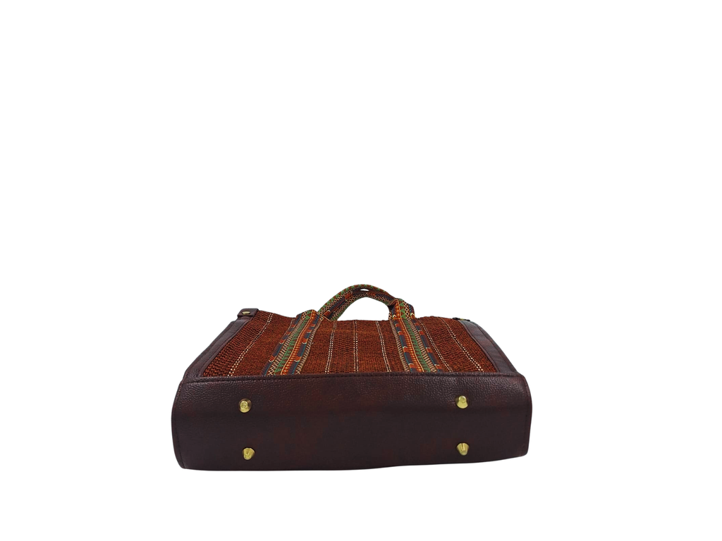 HANDLOOM COFFEE BROWN OFFICE BAG