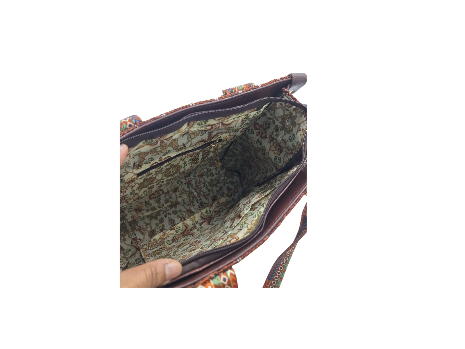 HANDLOOM COFFEE BROWN OFFICE BAG