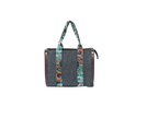 MIDNIGHT PAISLEY OFFICE BAG