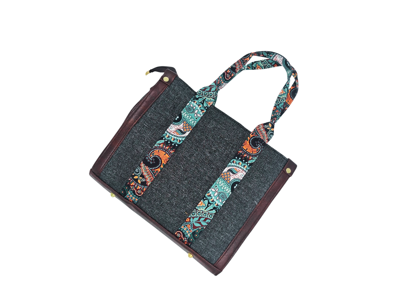 MIDNIGHT PAISLEY OFFICE BAG
