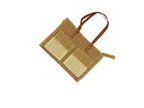 RAFIA TOTE WITH DUAL SIDE POCKETS